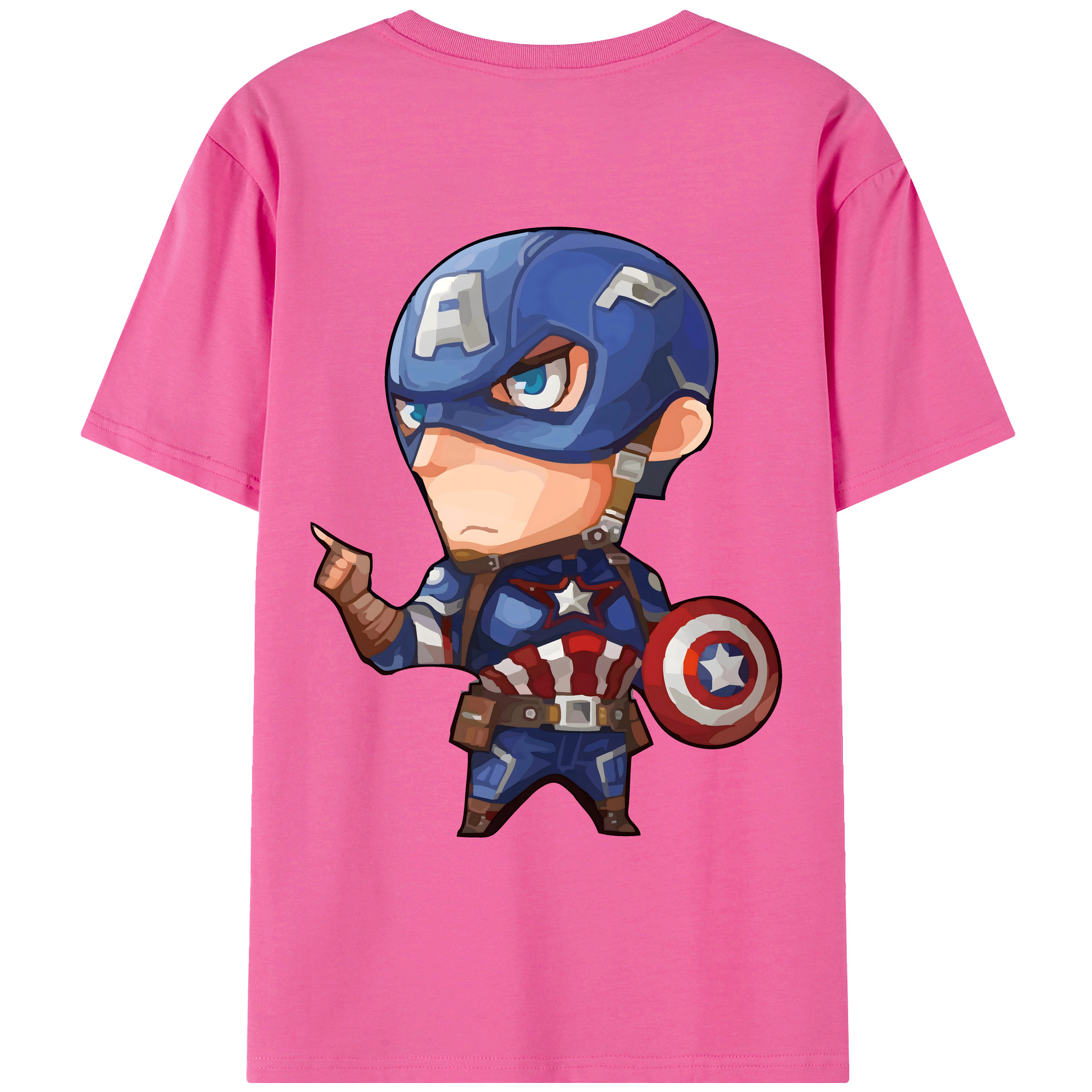 （画像用） アベンジャーズ The Avengers レディース半袖Tシャツ(バックプリント)
